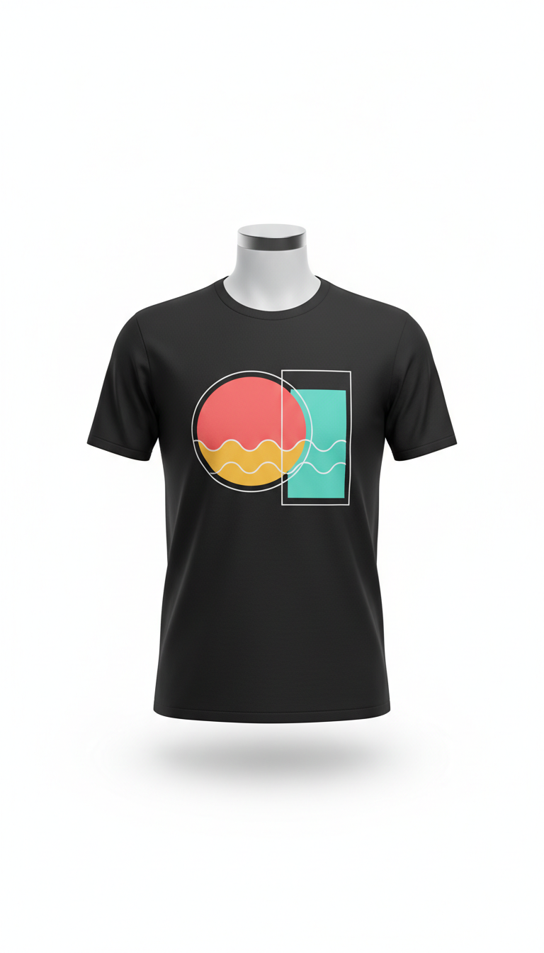 Personalized T-Shirt in Ink Black